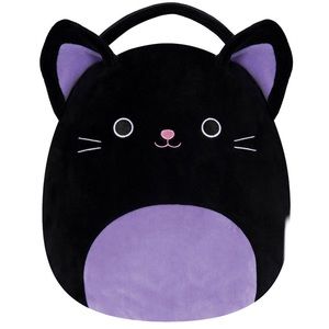 NWT Squishmallows Autumn Black Cat Treat Pail.